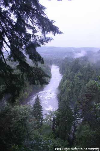 Above the base of Snoqualmie Falls - from the Northwest/Snoqualmie train